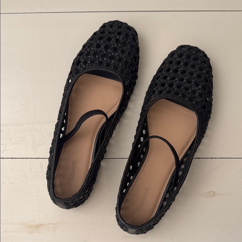 Madewell Black Woven Loafers
